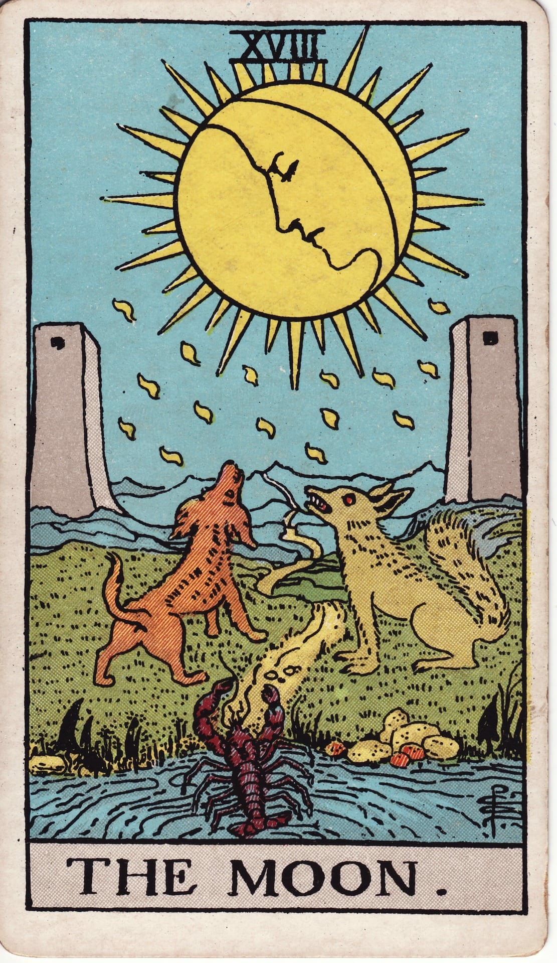 The Moon - Tarot Major Arcana