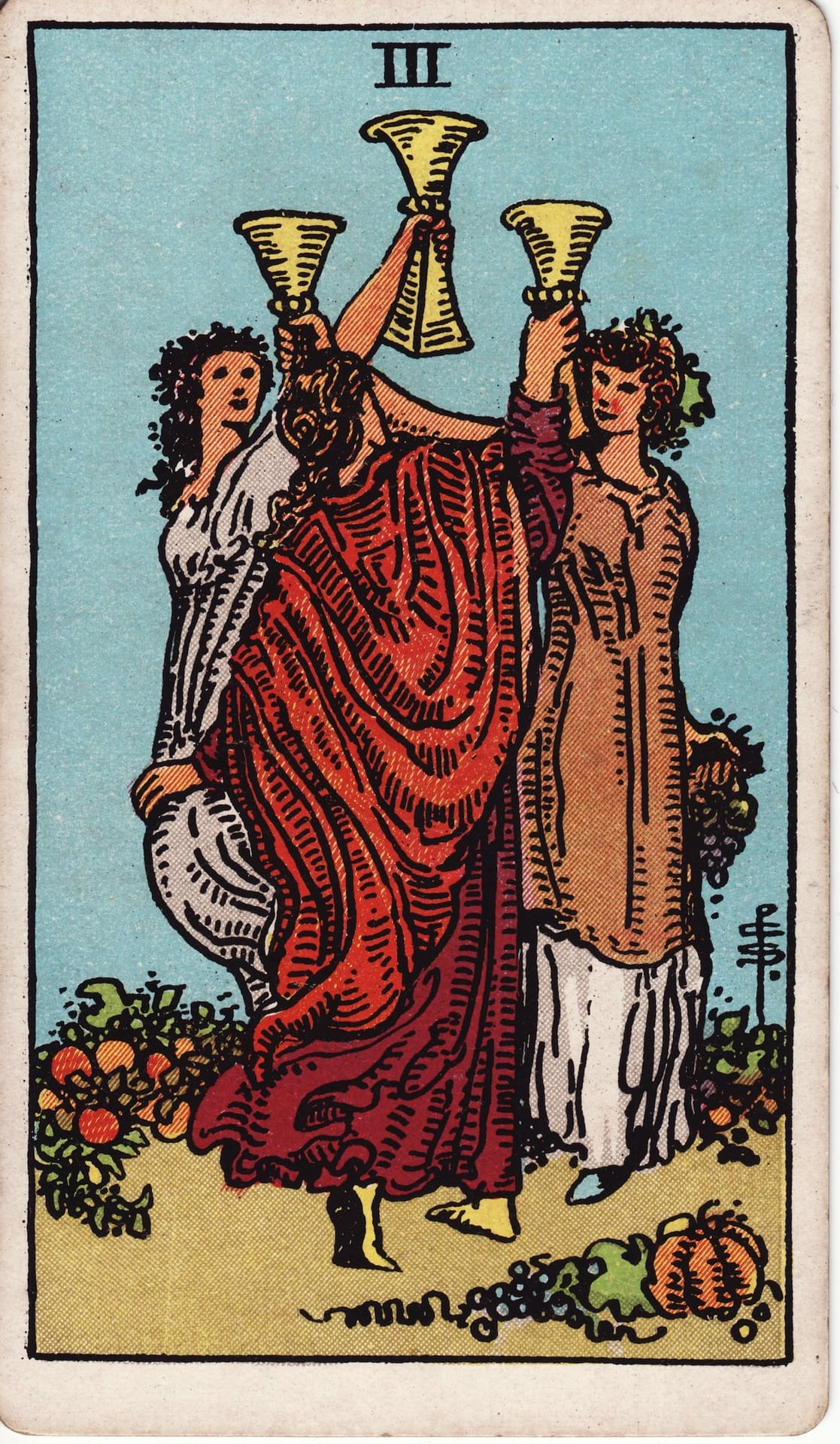 Three of Cups - Tarot Minor Arcana