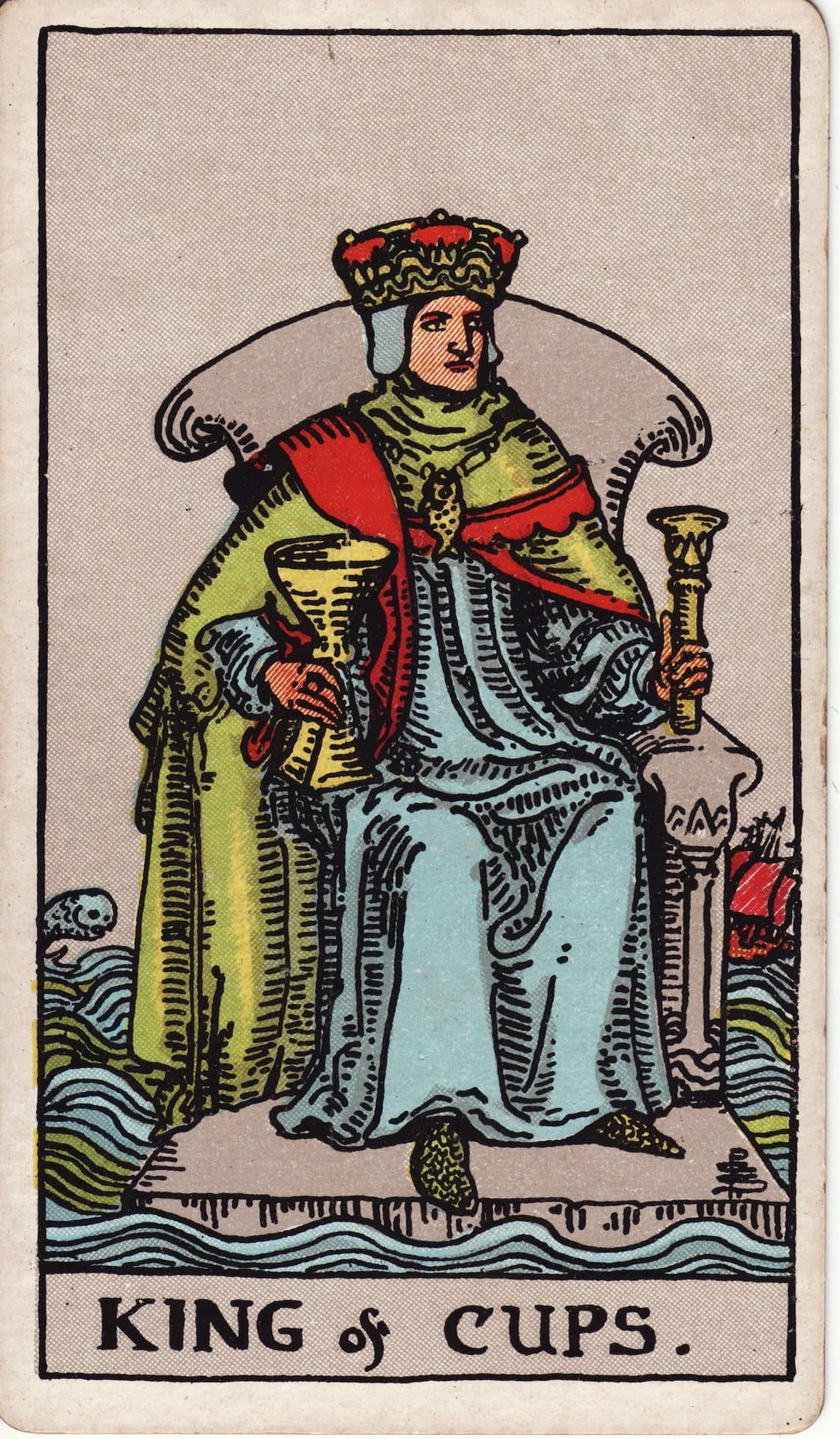 King of Cups - Tarot Minor Arcana