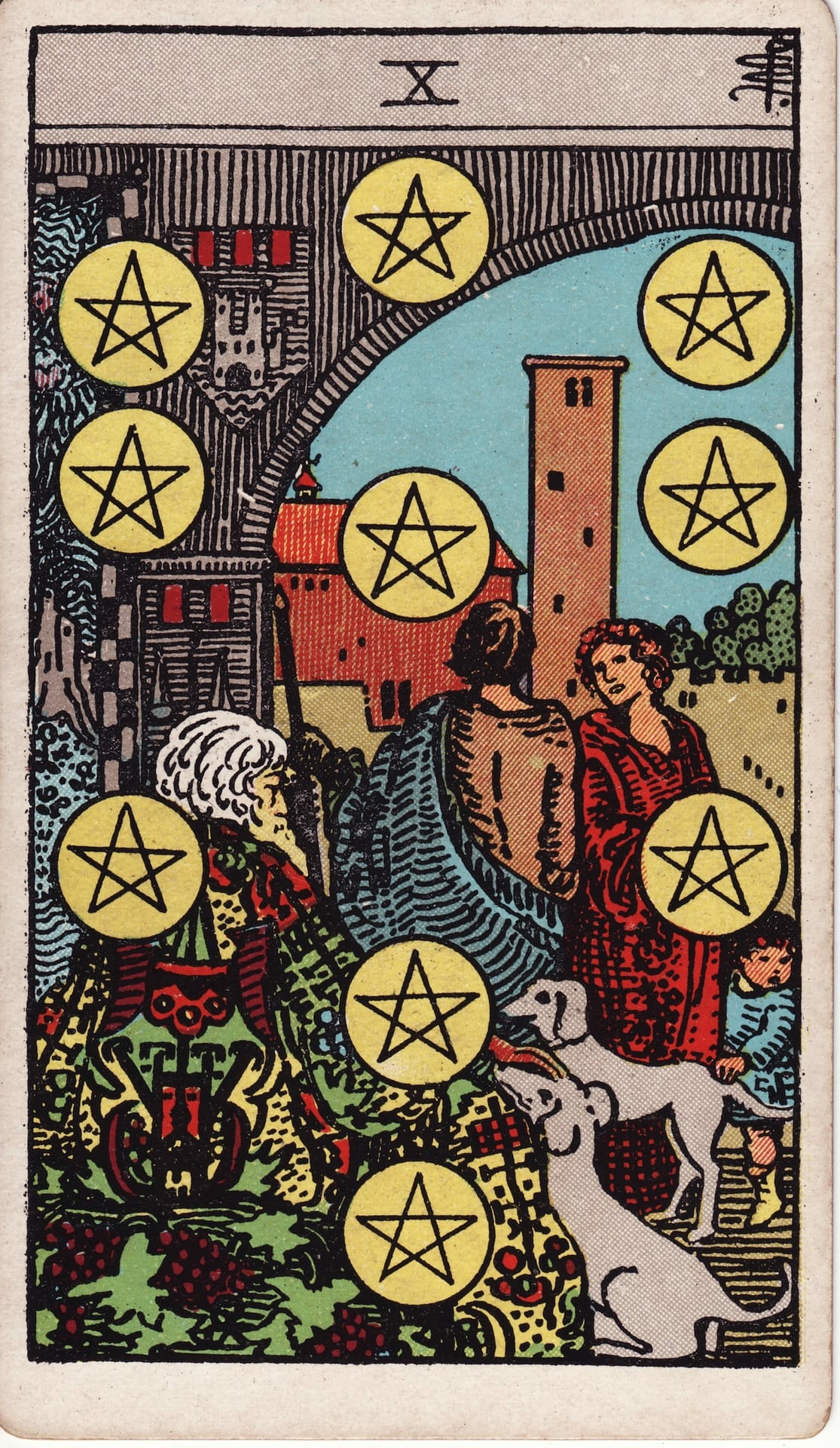Ten of Pentacles - Tarot Minor Arcana