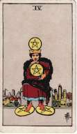 Four of Pentacles - Tarot Minor Arcana