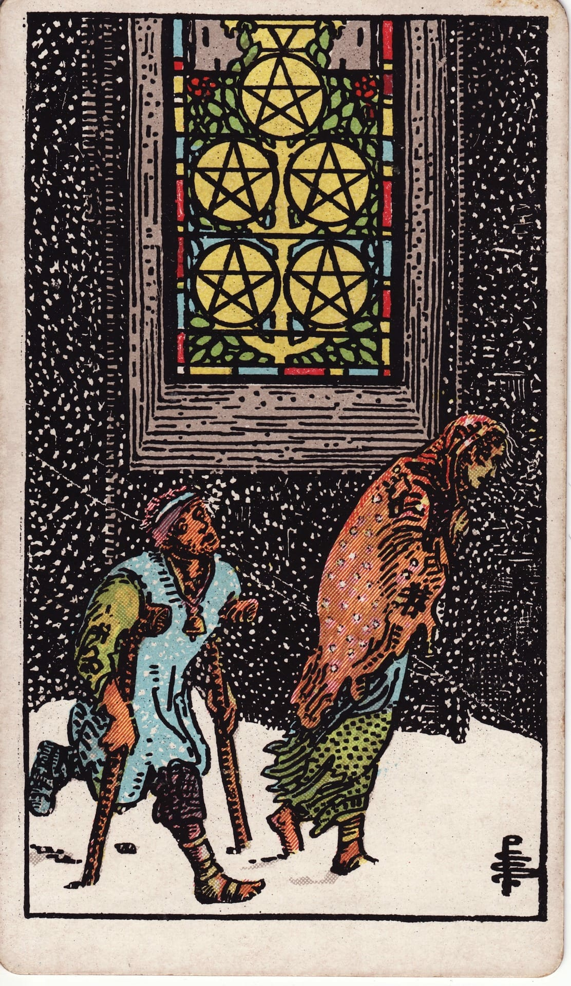 Five of Pentacles - Tarot Minor Arcana