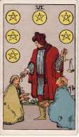 Six of Pentacles - Tarot Minor Arcana
