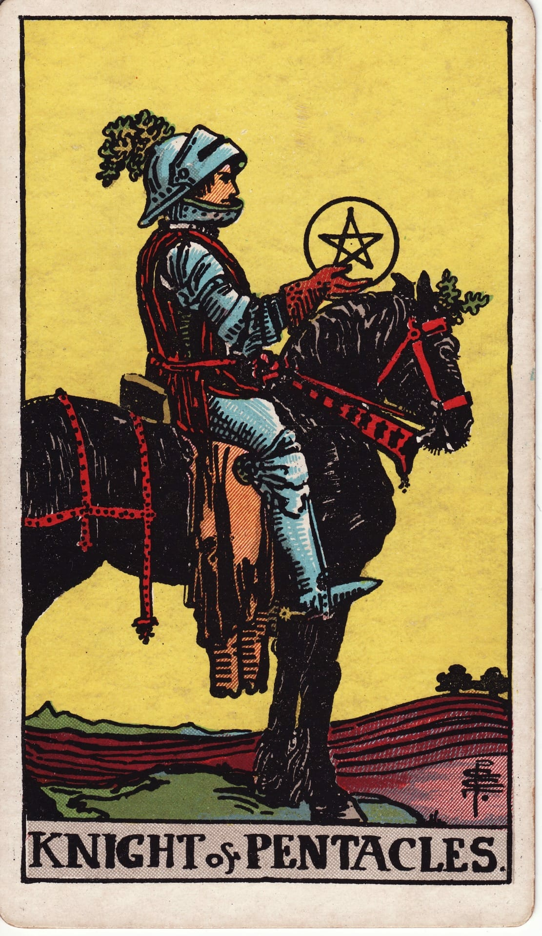 Knight of Pentacles - Tarot Minor Arcana
