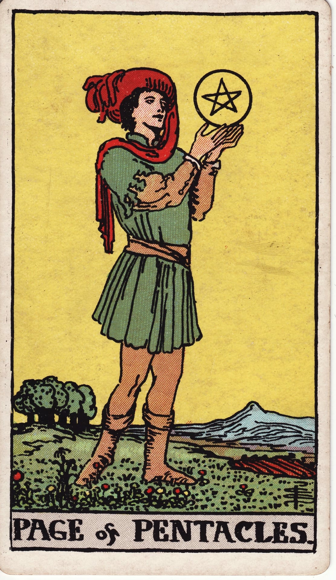 Page of Pentacles - Tarot Minor Arcana