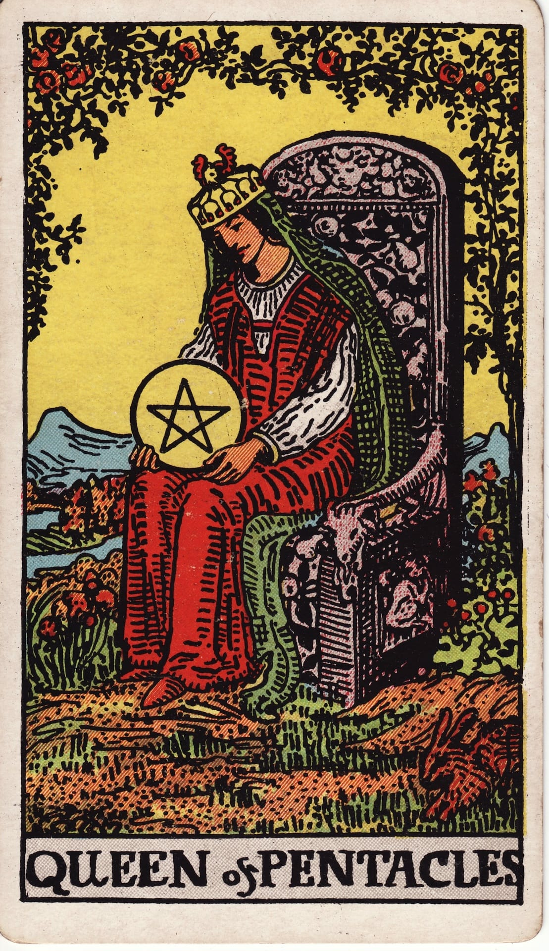 Queen of Pentacles - Tarot Minor Arcana