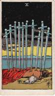 Ten of Swords - Tarot Minor Arcana