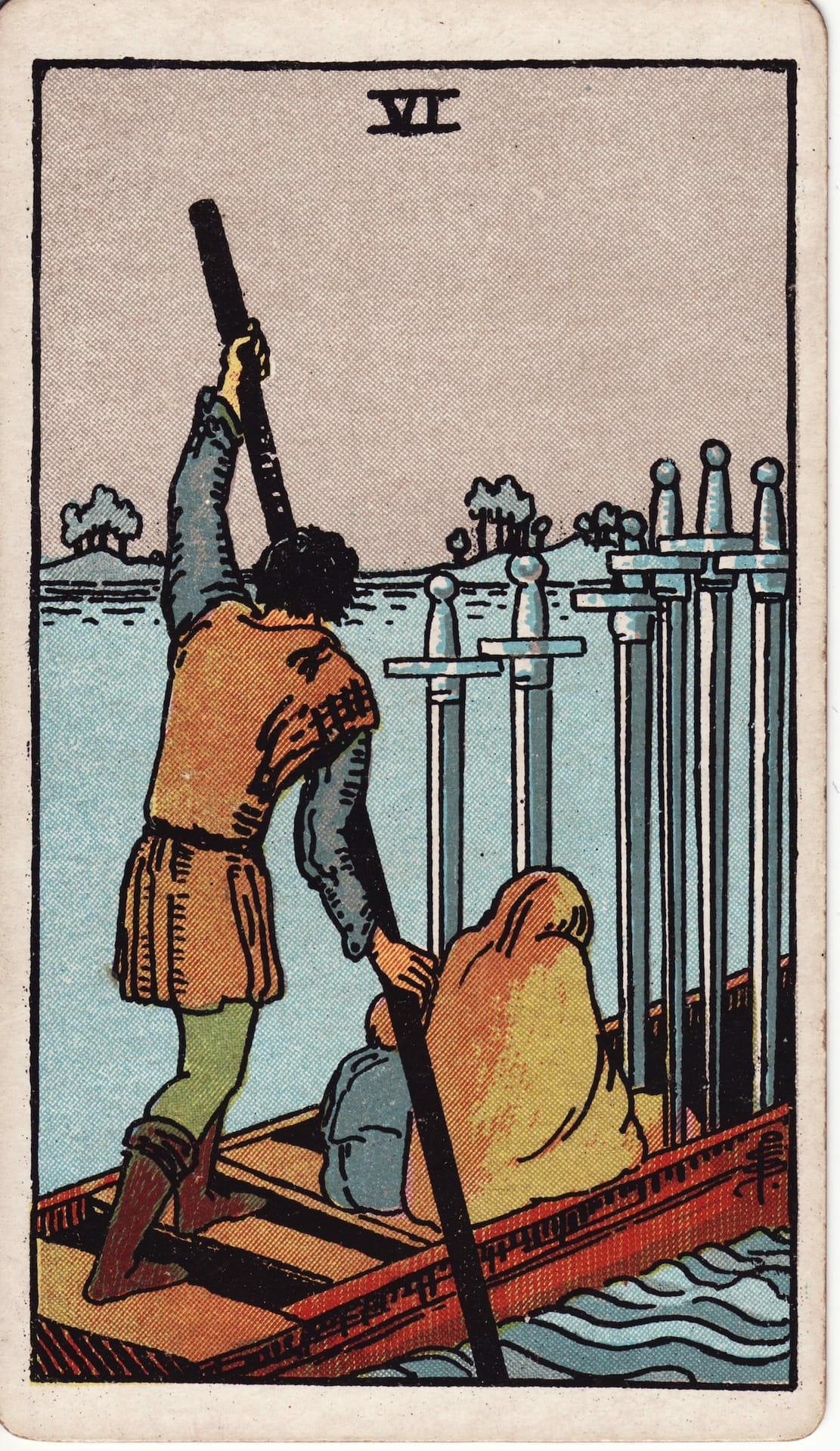 Six Of Swords - Tarot Minor Arcana