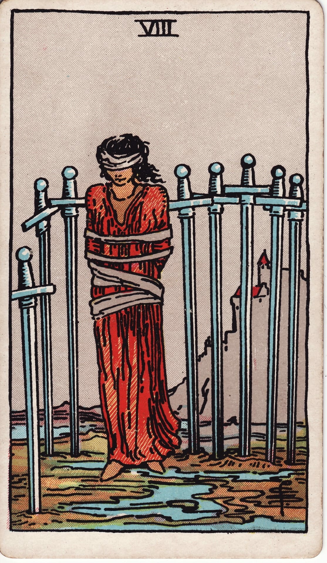 Eight of Swords - Tarot Minor Arcana