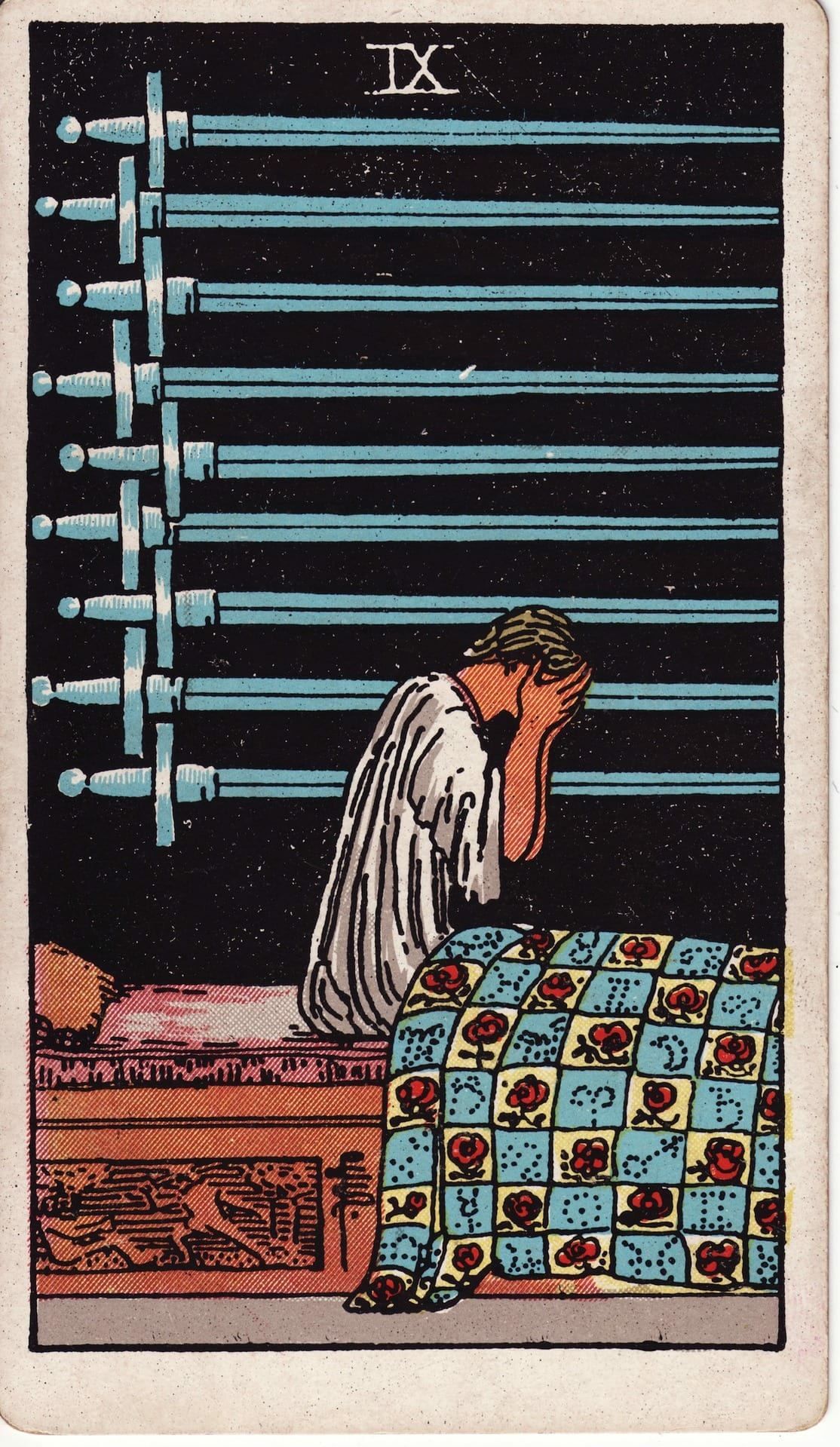 Nine of Swords - Tarot Minor Arcana
