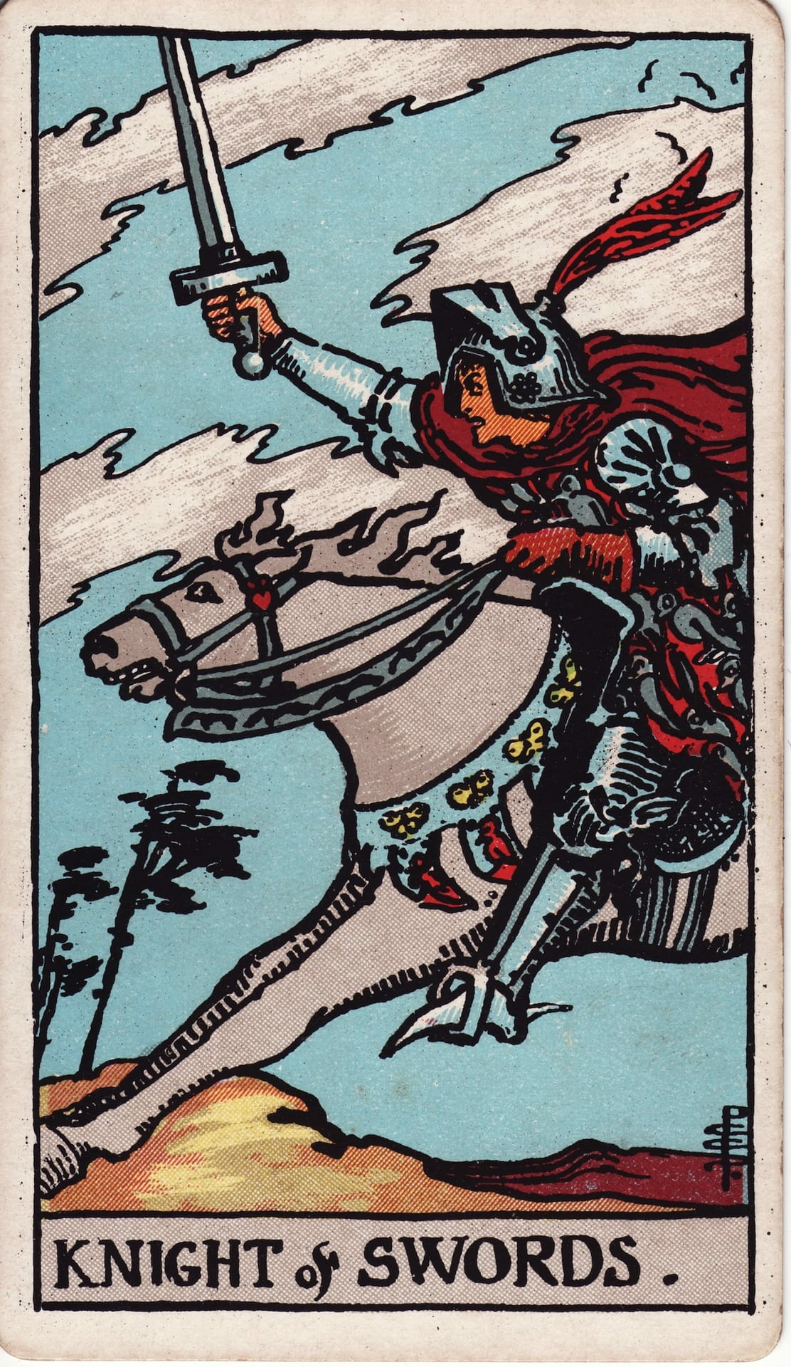 Knight of Swords - Tarot Minor Arcana