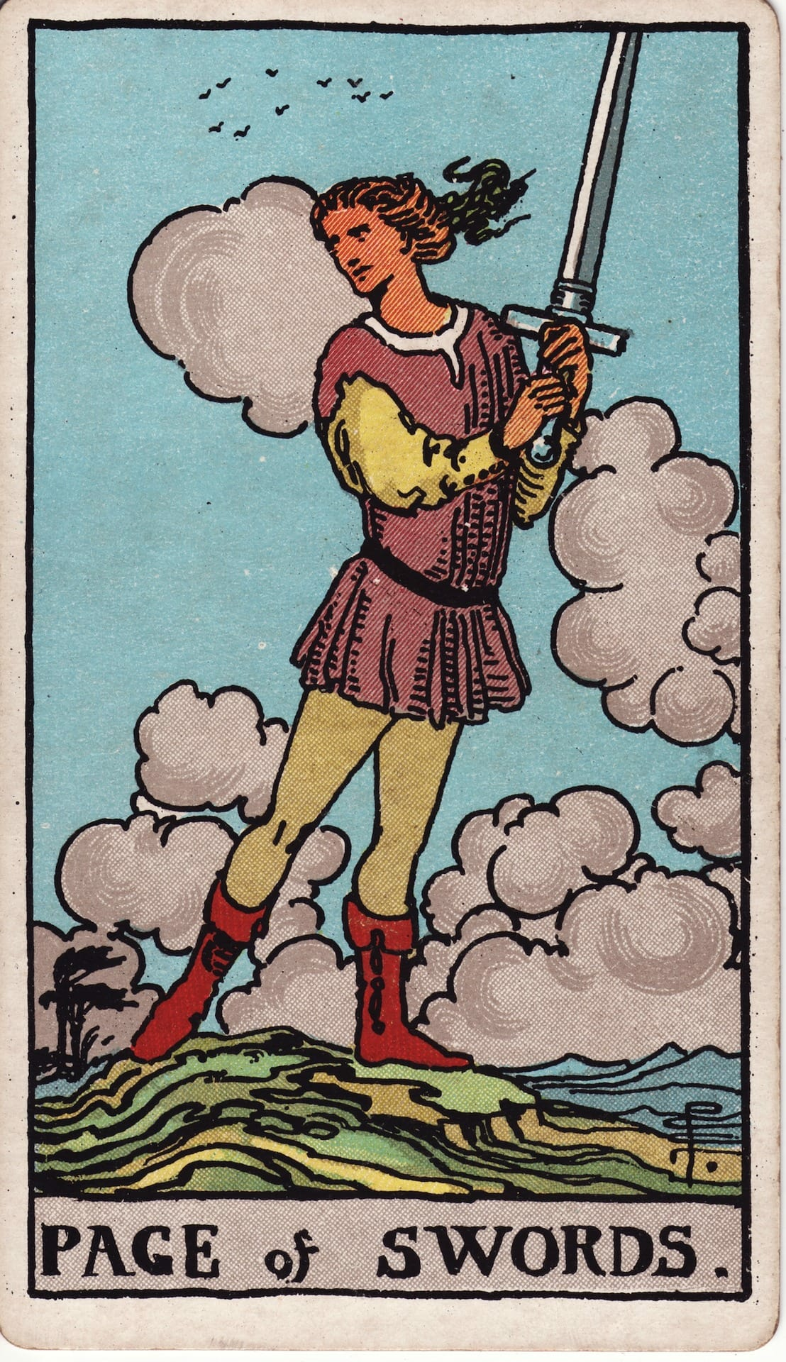 Page of Swords - Tarot Minor Arcana
