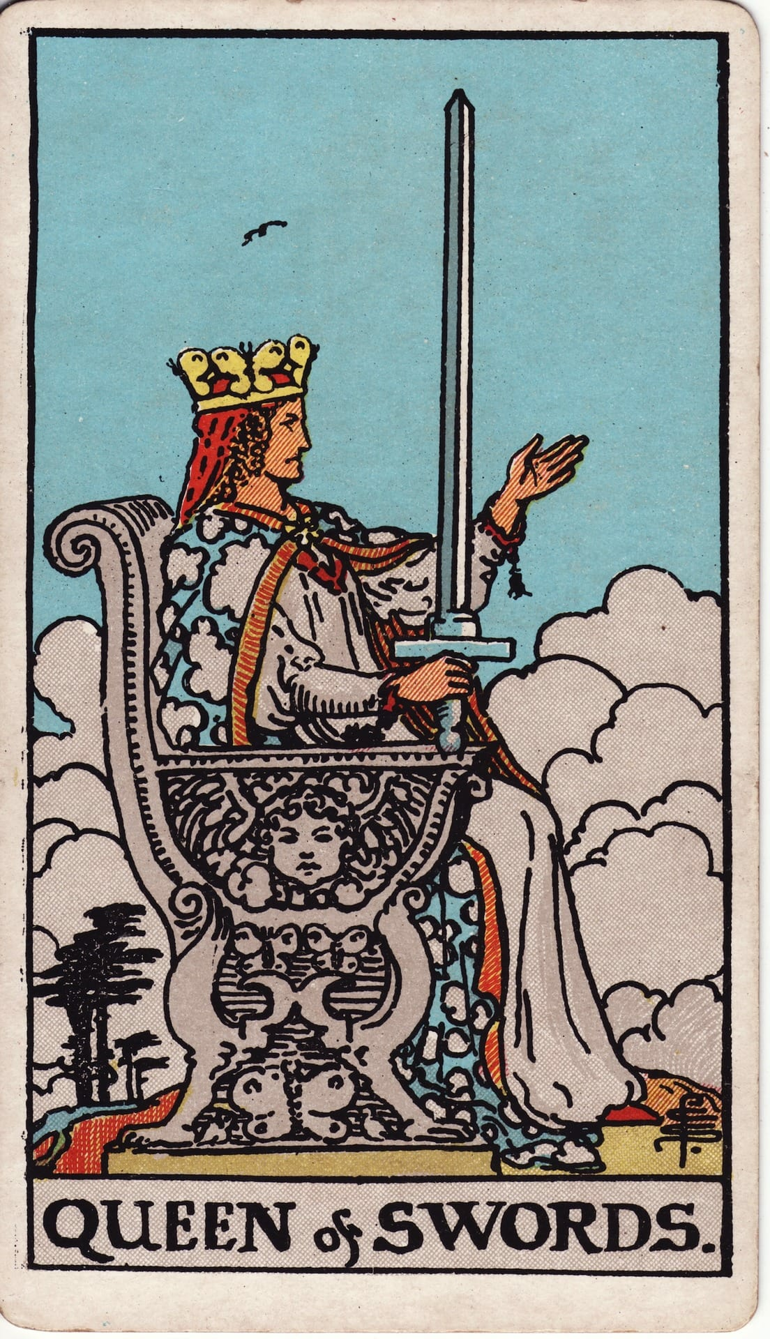 Queen of Sword - Tarot Minor Arcana