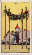 Four of Wands - Tarot Minor Arcana