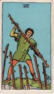 Seven of Wands - Tarot Minor Arcana