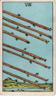 Eight of Wands - Tarot Minor Arcana