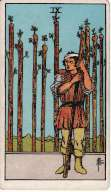 Nine of Wands - Tarot Minor Arcana