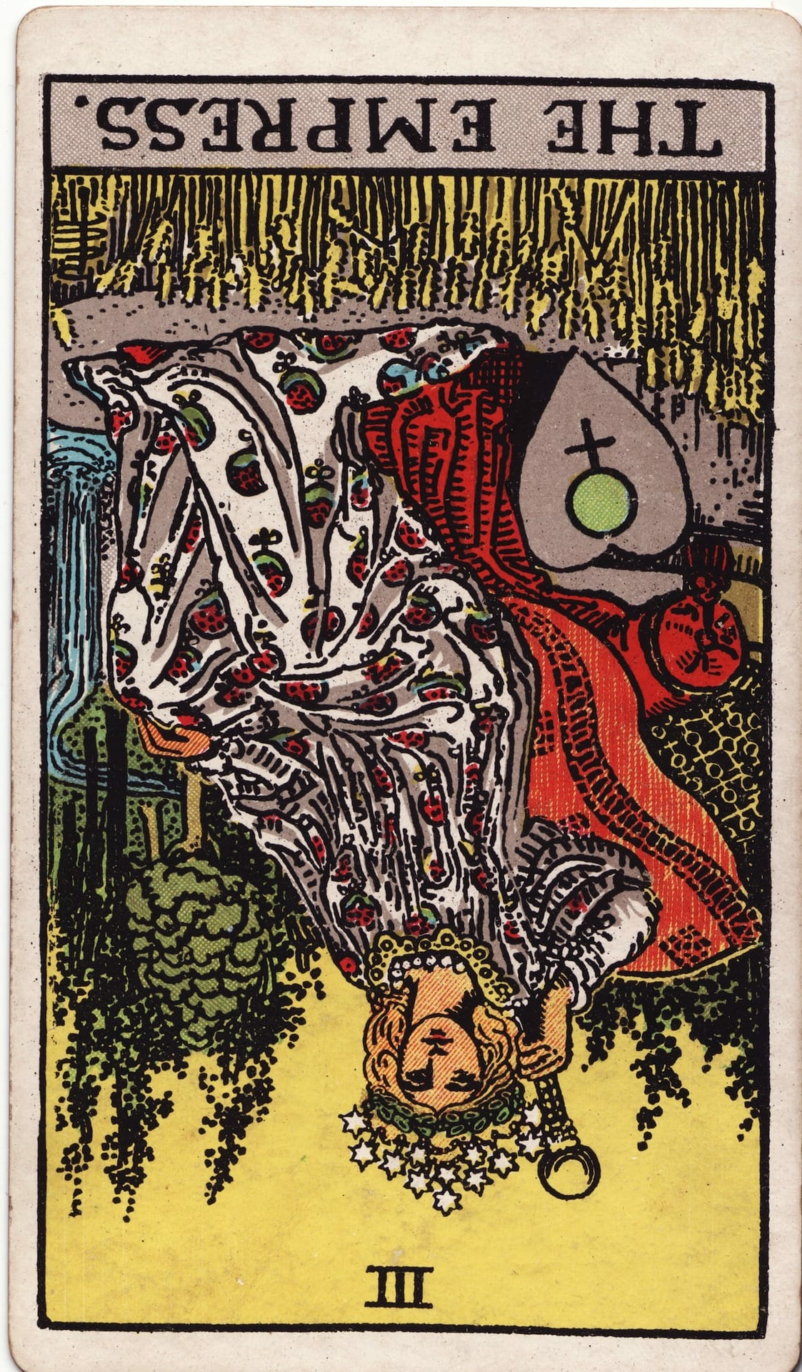 The Empress Reversed - Tarot Major Arcana