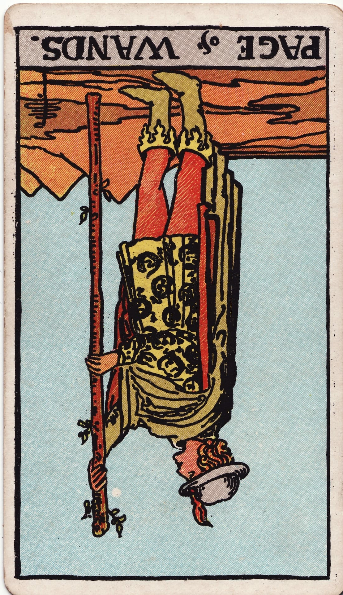 Page of Wands Reversed - Tarot Minor Arcana